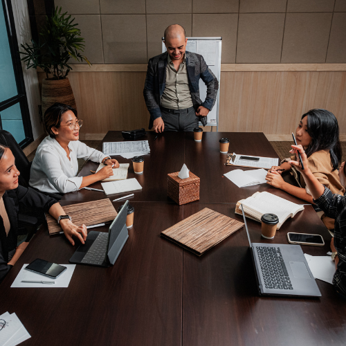 Our company culture - diverse team collaboration
